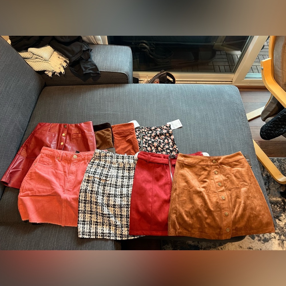Bundle of 8 NWT skirts